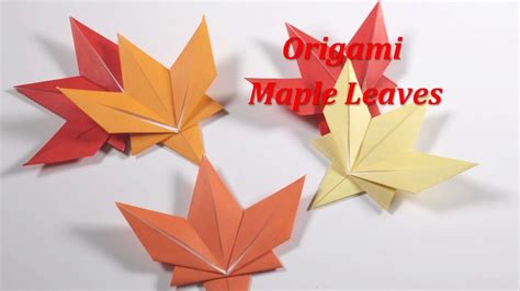 Origami Maple Leaf Youtube