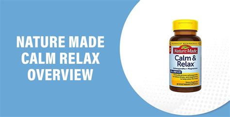 Nature Made Calm Relax Reviews How Does It Work