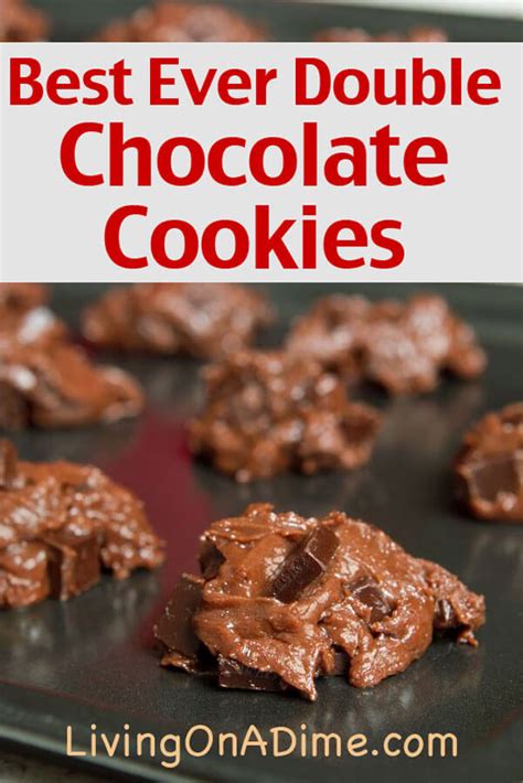 The cocoa powder in the cookie dough adds a rich, deep chocolate flavor which helps balance the sweetness as well. Best Ever Double Chocolate Cookies Recipe - Quick, Easy and Yummy!