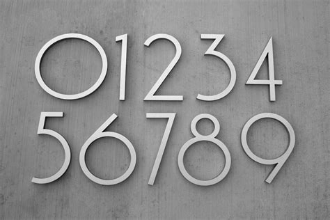 Modern Number Fonts