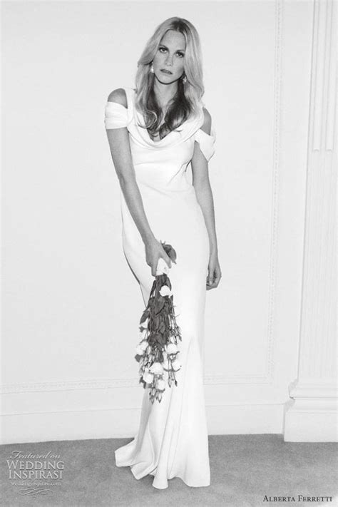 alberta ferretti wedding dresses forever bridal collection 2012 long sleeve wedding gowns