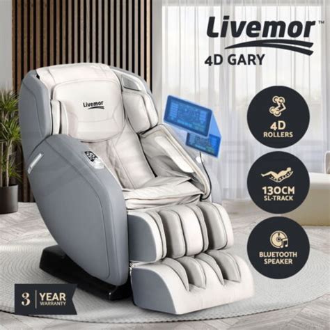 Livemor 4d Massage Chair Electric Recliner Sl Track Full Body Massager Gary Ebay
