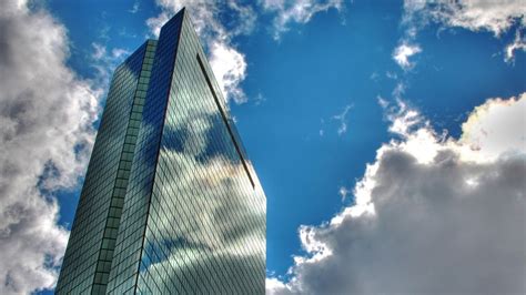 1920x1080 1920x1080 Sky Clouds Glass Building Coolwallpapersme