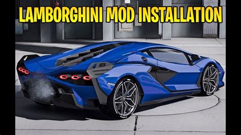 Gta 5 How To Install Techno Gamerz Lamborghini Sian Youtube