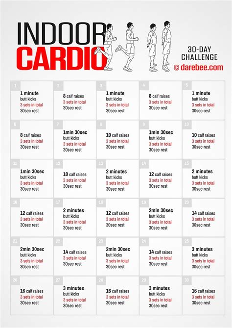 Indoor Cardio Challenge Cardio Challenge Day Cardio Challenge Workout Challenge