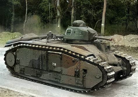 Французский тяжелый танк Char B1 История боевое применение Военные