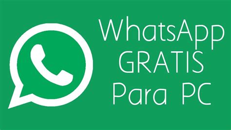 Descargar Whatsapp Messenger Para Pc Gratis 2017 Youtube