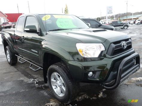 2013 Spruce Green Mica Toyota Tacoma V6 Trd Sport Access Cab 4x4