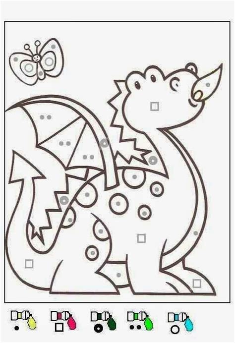 Épinglé par karla kar sur dragon | Coloriage magique, Coloriage dragon