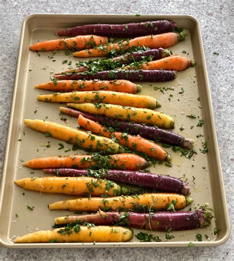 Oven Roasted Rainbow Carrots Zest For Cooking