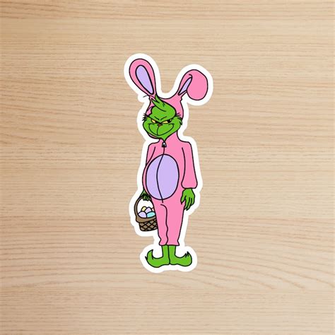 Easter Grinch Sticker How The Grinch Stole Easter Etsy