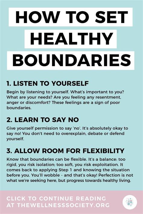 How To Set Boundaries Click To Read Our Step By Step Guide To Setting Healthy Boundaries At
