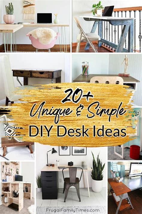 20 Unique Home Office Desk Ideas You Can Diy In 2022 Diy Standing