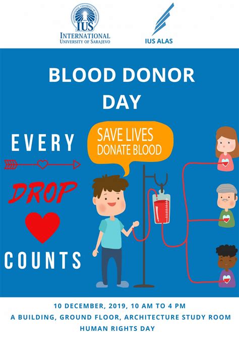 This day is celebrated with a view to thank all the selfless and thoughtful blood donors. Blood Donor Day | International University of Sarajevo
