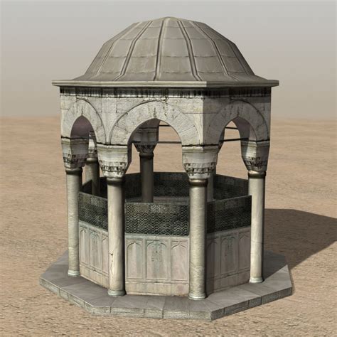 3d Model Of Arab Fountain Fountain01