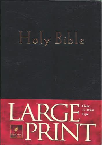 The Large Print 12 Point Holy Bible New Living Translation Nlt By
