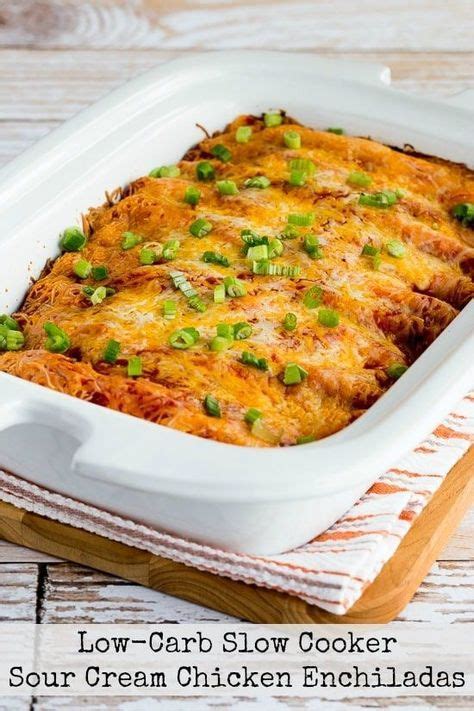 Maybe you would like to learn more about one of these? Low-Carb Slow Cooker Sour Cream Chicken Enchiladas ...