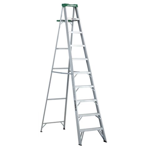 Featherlite Aluminum Step Ladder 10 Feet Grade Ii The Home Depot Canada