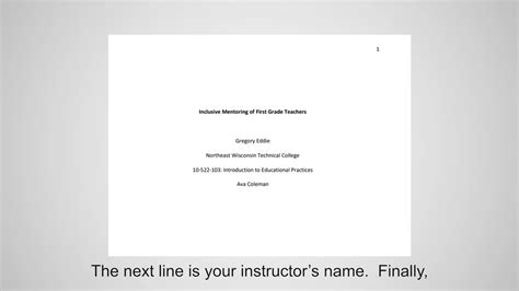 Apa Title Page Format In 2 Minutes Youtube