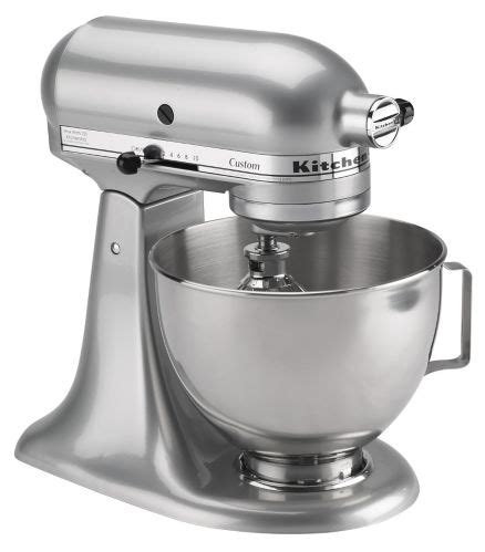 The classic kitchenaid stand mixer has been a registry staple for years, developing a cult following all its own, but even the most devoted fans often don't herbert johnson invented the automatic mixer after watching a baker struggle to mix bread dough by hand, but it wasn't until six years later that the. Kitchenaid Custom Stand Mixer, Silver Canadian Tire