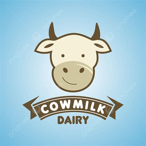 Milk Cow Dairy Vector Png Images Creative Cow Milk Dairy Logo Design