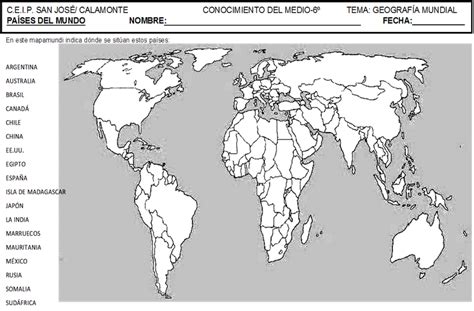 Mapas Del Mundo Para Imprimir Mapas Mudos Sexiz Pix