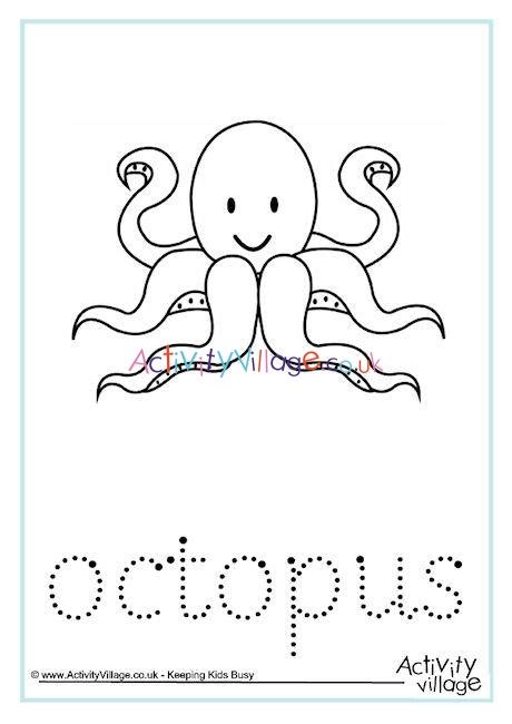 Octopus Word Tracing