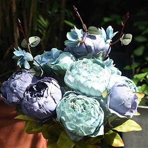 fiveseasonstuff vintage artificial peonies silk peony flowers and hydrangeas for wedding bridal