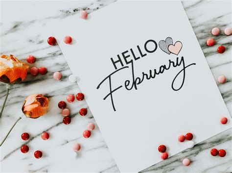 Sweet And Simple Hello February Free Art To Print This Is Our Bliss