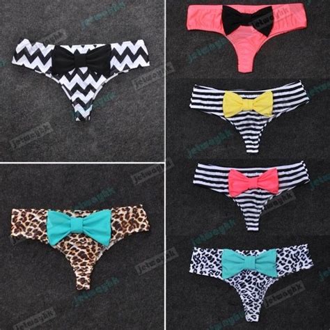 women s sexy brazilian bow bikini swimwear bathing suit bottom sml ebay