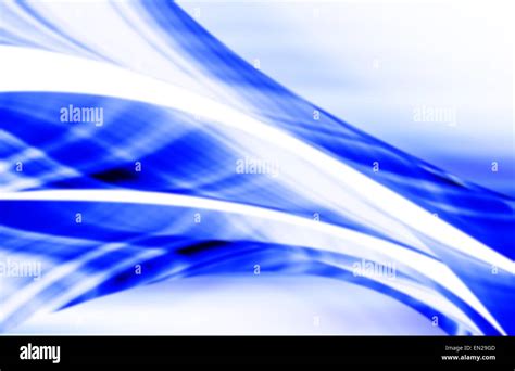 Abstract Blue Background And Digital Wave And Motion Blur Stock Photo