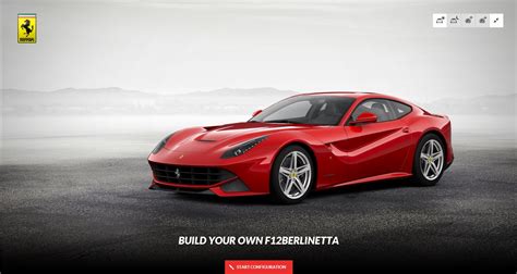 Acquired 50% of ferrari in 1969 and expanded its stake to 90%. Build Your Own Ferrari F12 Berlinetta - Right Foot Down