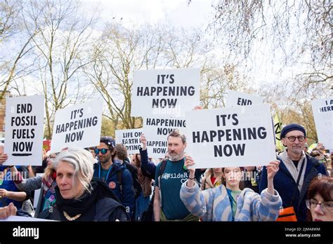 Climate Activists Gather And March For Extinction Rebellions April Actions To Call For An End