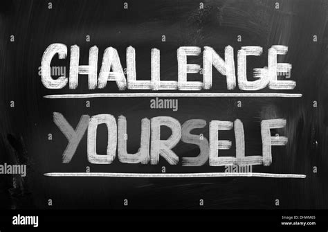 Challenge Yourself Concept Stock Photo Alamy
