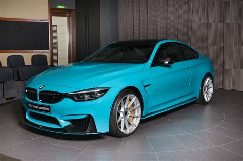 Bmw M4 Coupe Arrives In Abu Dhabi Wearing Miami Blue