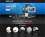 Electronic Repair Website Template Images