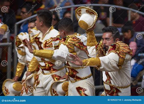Caporales Dance Group At The Oruro Carnival In Bolivia Editorial Image