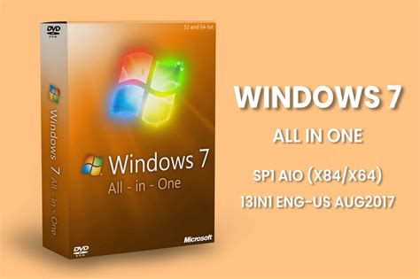 Windows 7 Sp1 Aio X84x64 13in1 Eng Us Aug2017