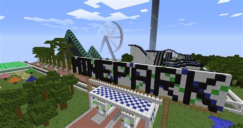 Minepark ~ A Minecraft Theme Park 20 Attractions 800 Downloads