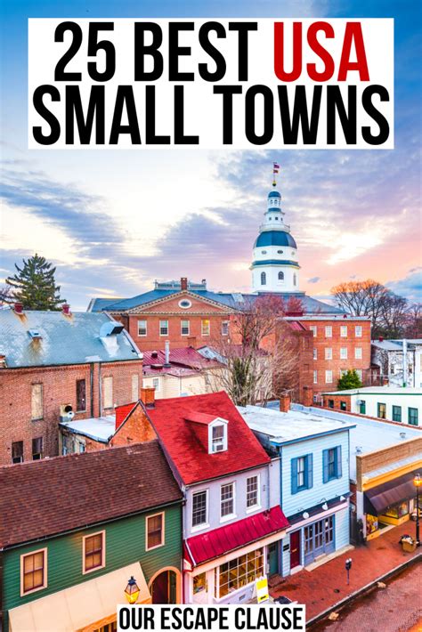 25 Beautiful Small Towns In The Usa Our Escape Clause