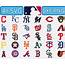 Major League Baseball All 30 Teams MLB Logo Vector Bundle AI  Etsy