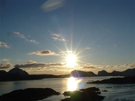 Midnight Sun Mortsund Lofoten Islands Norway 15 June 2012 2321