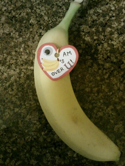 I Am Bananas Over U Valentines Surprise Snack Valentines Diy Valentines Surprise Diy