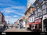 Melton Mowbray town centre streets Leicestershire England UK GB EU ...