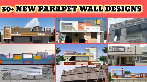 30 New Parapet Wall Designs Idea In Village Modern Parapet Wall