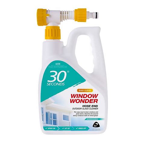 Glass Cleaner 2l 30 Seconds Hose On Window Wonder Clean Outdoor Click