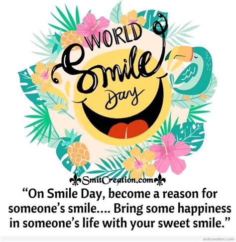 World Smile Day Quotes Messages Wishes Images