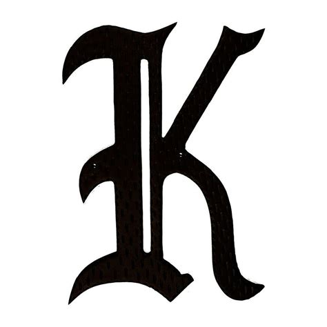 Montague Metal Products 24 In Home Accent Monogram K In 2020
