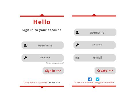 Sign In And Create Screen By Georg Wildmoser On Dribbble
