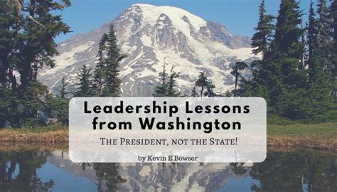 Leadership Lessons From Washington Leadership Voices